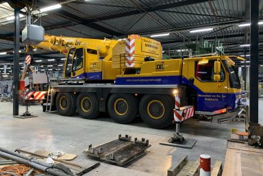 Liebherr kraanverhuur metaalfabriek Emmen