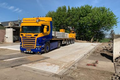 Betonplaten leggen - hasselt - erfverharding