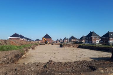 Grondverzet Wolvega 10 woningen project - Russcher