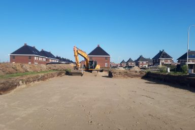 Grondverzet project Wolvega 10 woningen - Russcher