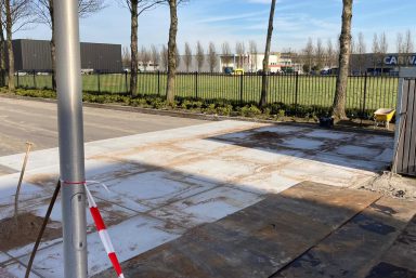 Terreinverharding Parkeerterrein Hoofddorp